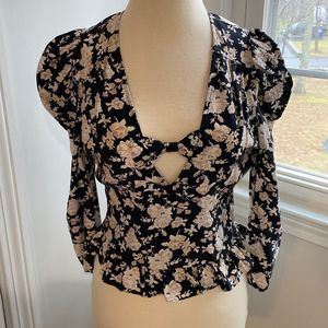 Love Shack Fancy floral Top